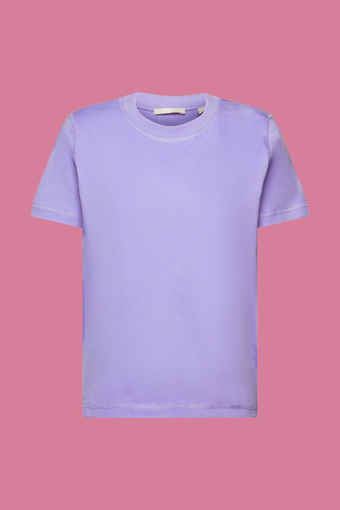 Luźny T-shirt, 100% bawełny, PURPLE, detail image number 7