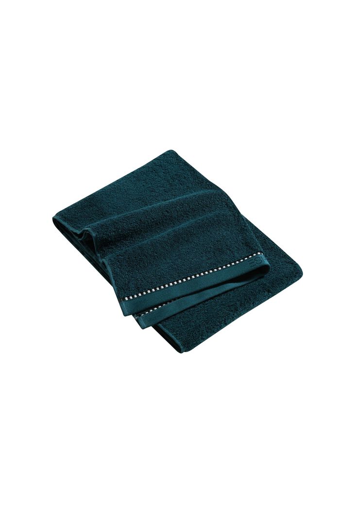 Z TENCELEM™: seria jednokolorowych ręczników z froty, DARK PETROL, detail image number 3