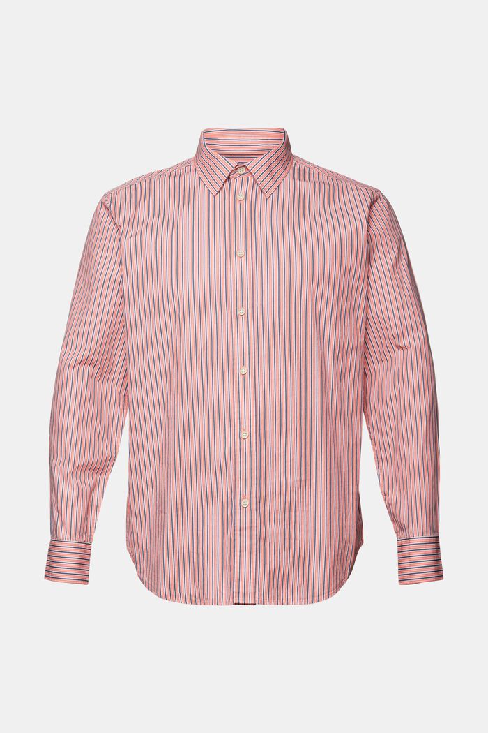 Koszula w paski, 100% bawełny, CORAL RED, detail image number 6