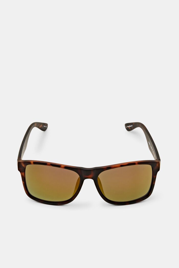 Okulary przeciwsłoneczne z prostokątnymi oprawkami, HAVANNA, detail image number 0