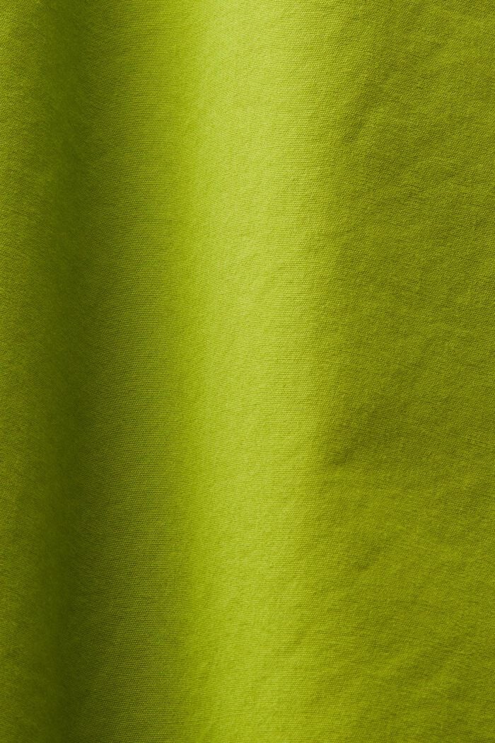 Koszula z popeliny bawełnianej, LEAF GREEN, detail image number 5