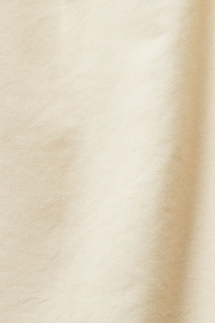 Spodnie chino z paskiem, CREAM BEIGE, detail image number 6
