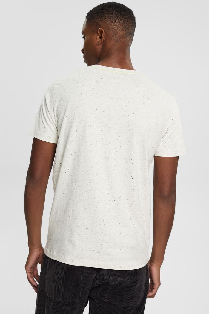 Nakrapiany T-shirt z dżerseju, WHITE, detail image number 3