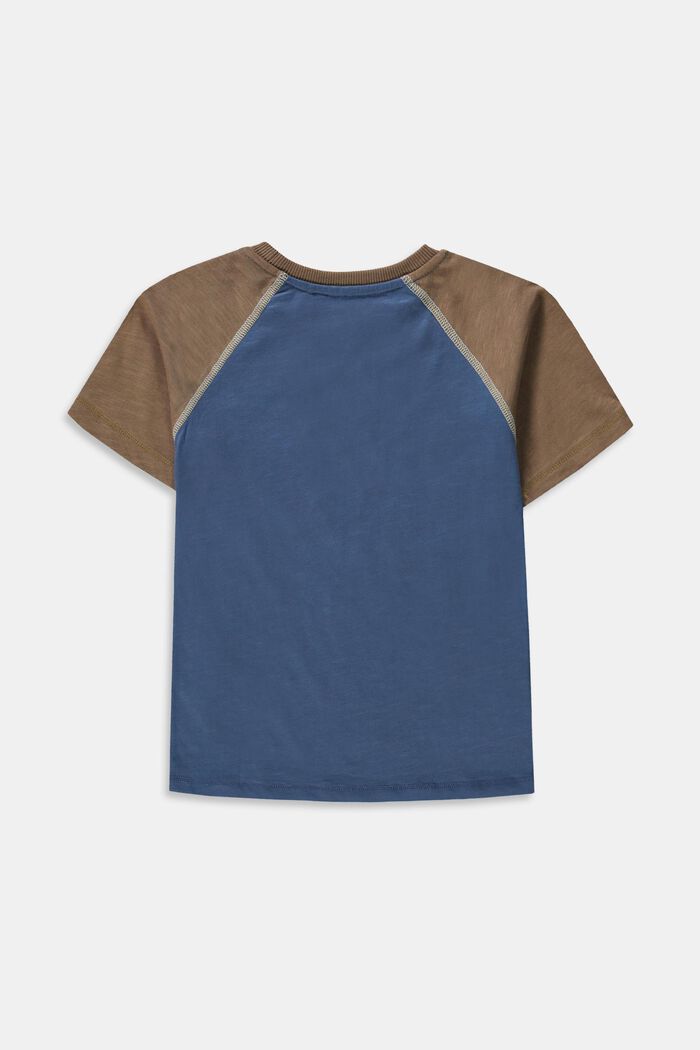 T-shirt w 100% z bawełny, GREY BLUE, detail image number 1