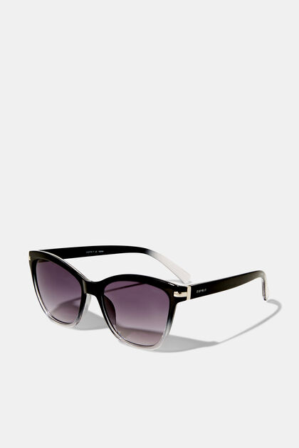 Cieniowane okulary przeciwsłoneczne w stylu „kocie oko”