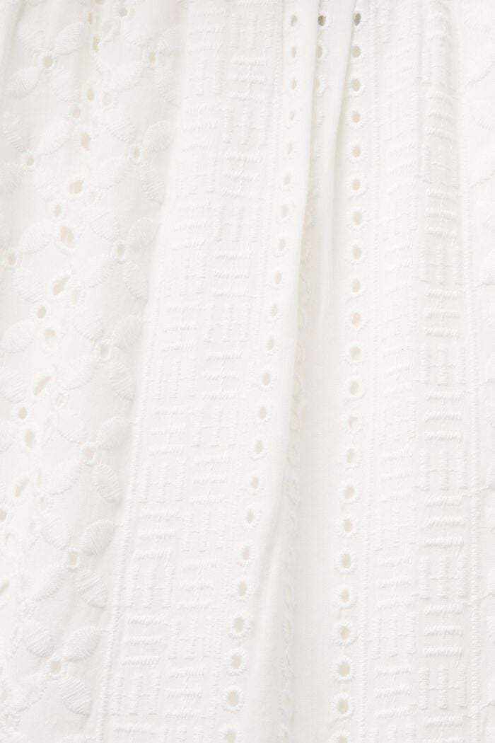 Haftowana spódnica, LENZING™ ECOVERO™, WHITE, detail image number 6