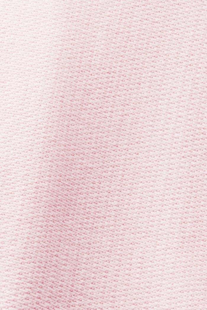 Szorty z bawełnianej dzianiny dresowej, PASTEL PINK, detail image number 5