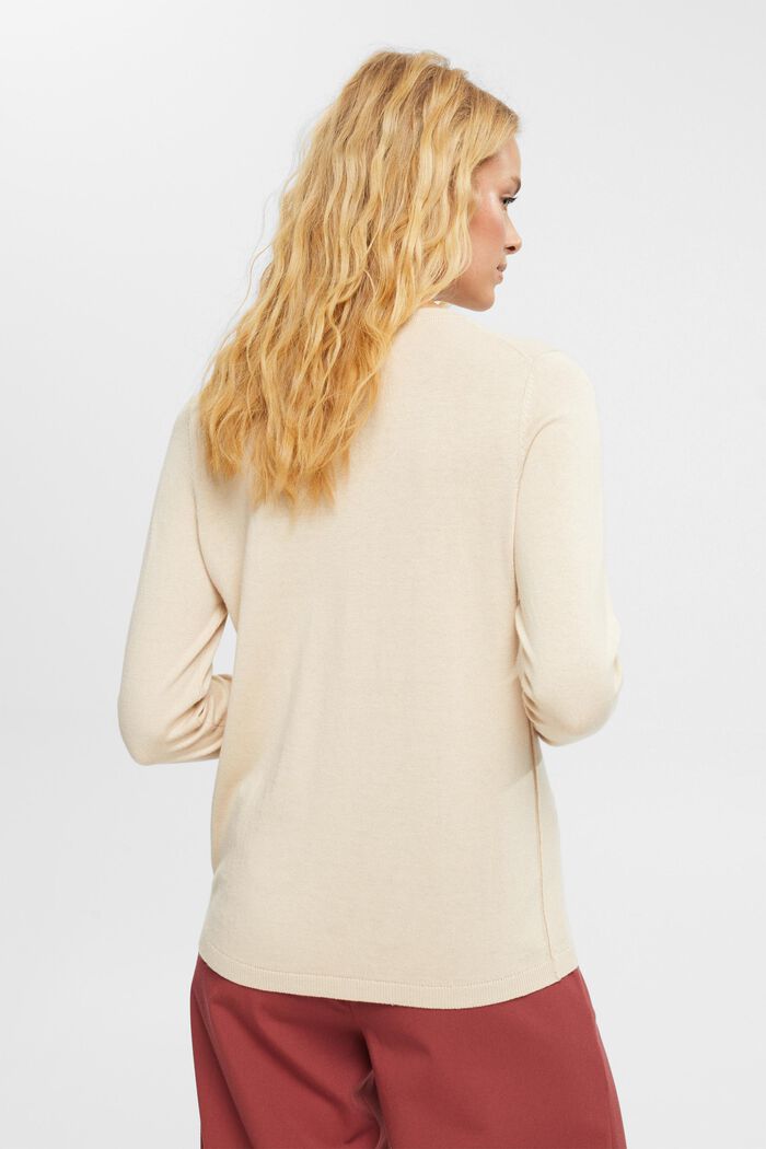 Sweter z dzianiny, BEIGE, detail image number 1