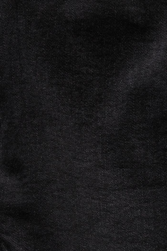 Denimowe szorty w stylu retro, BLACK DARK WASHED, detail image number 5