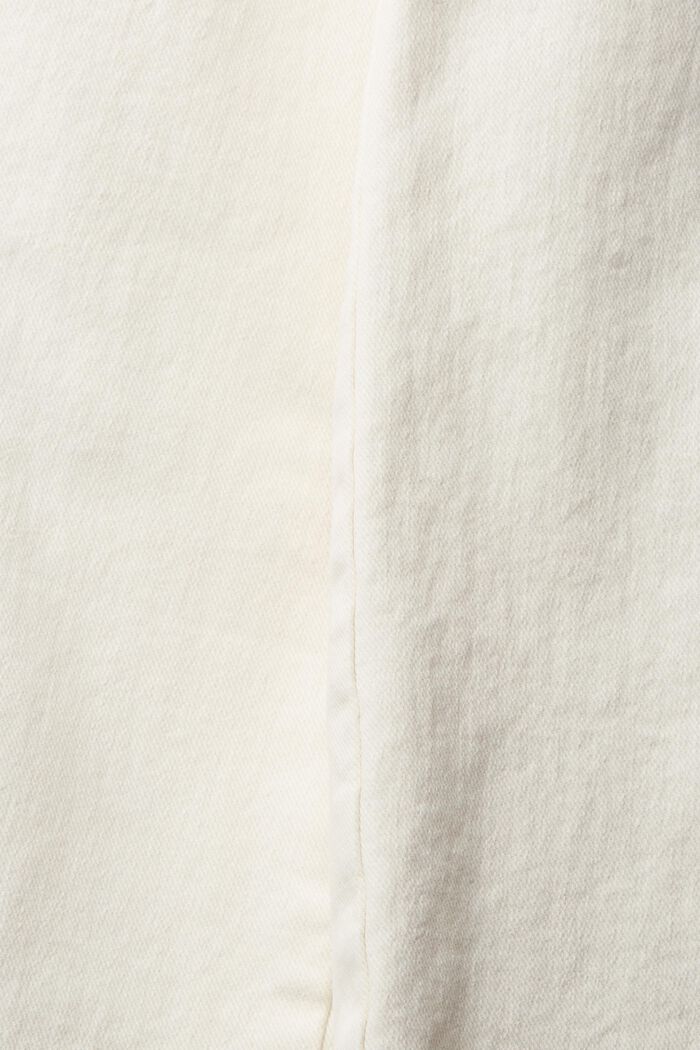 Skrócone spodnie z szerokimi nogawkami, OFF WHITE, detail image number 4