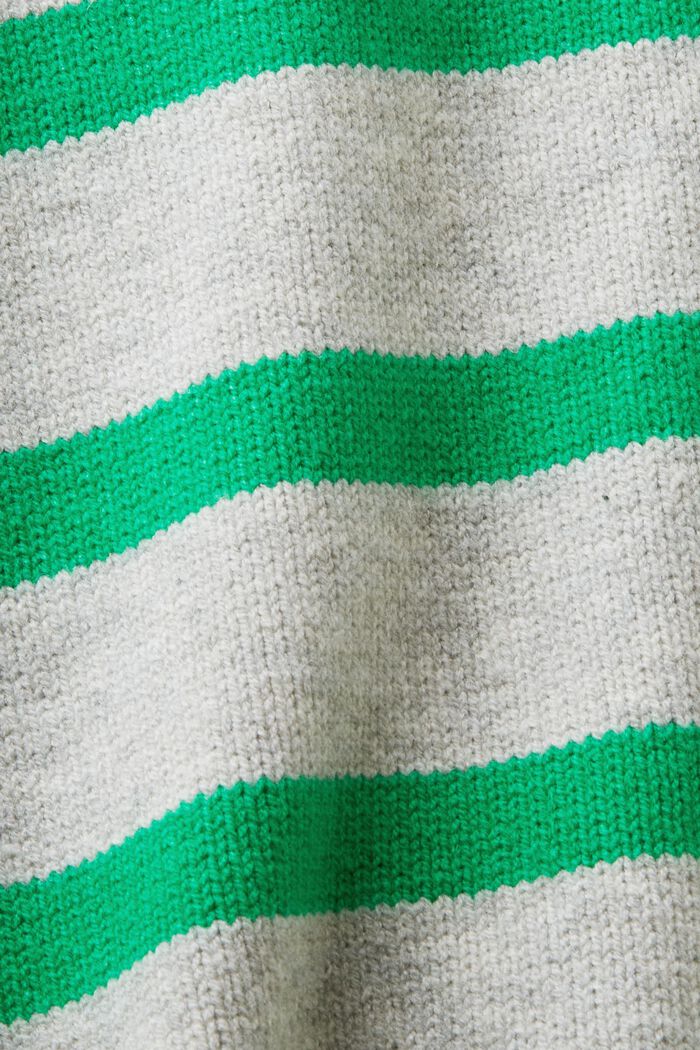 Sweter z kapturem, LIGHT GREY/GREEN, detail image number 5