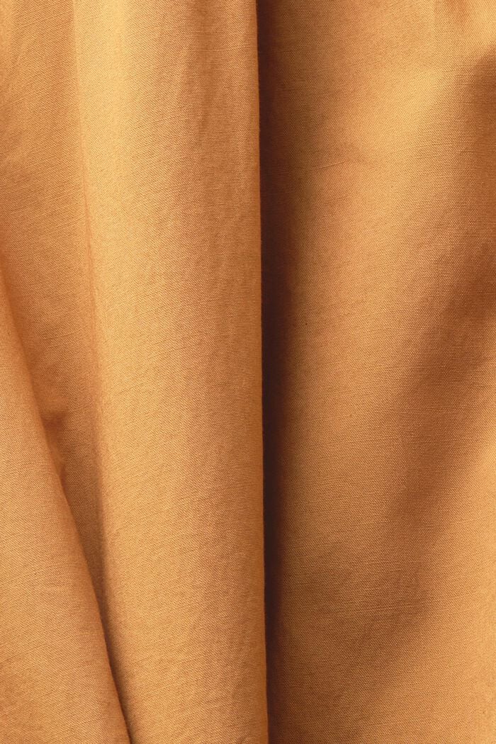 Bluzka z popeliny, 100% bawełny, CARAMEL, detail image number 5