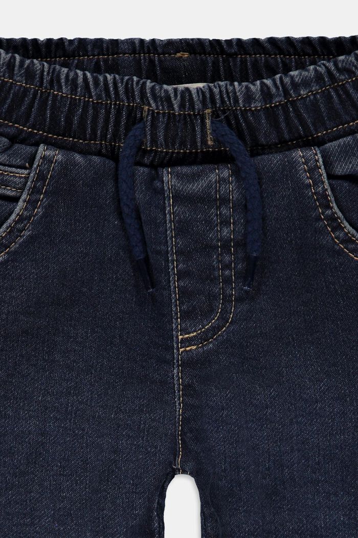 Pants knitted, BLUE DARK WASHED, detail image number 2