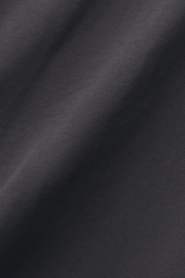 Bluza z frotte z logo, ANTHRACITE, detail image number 4