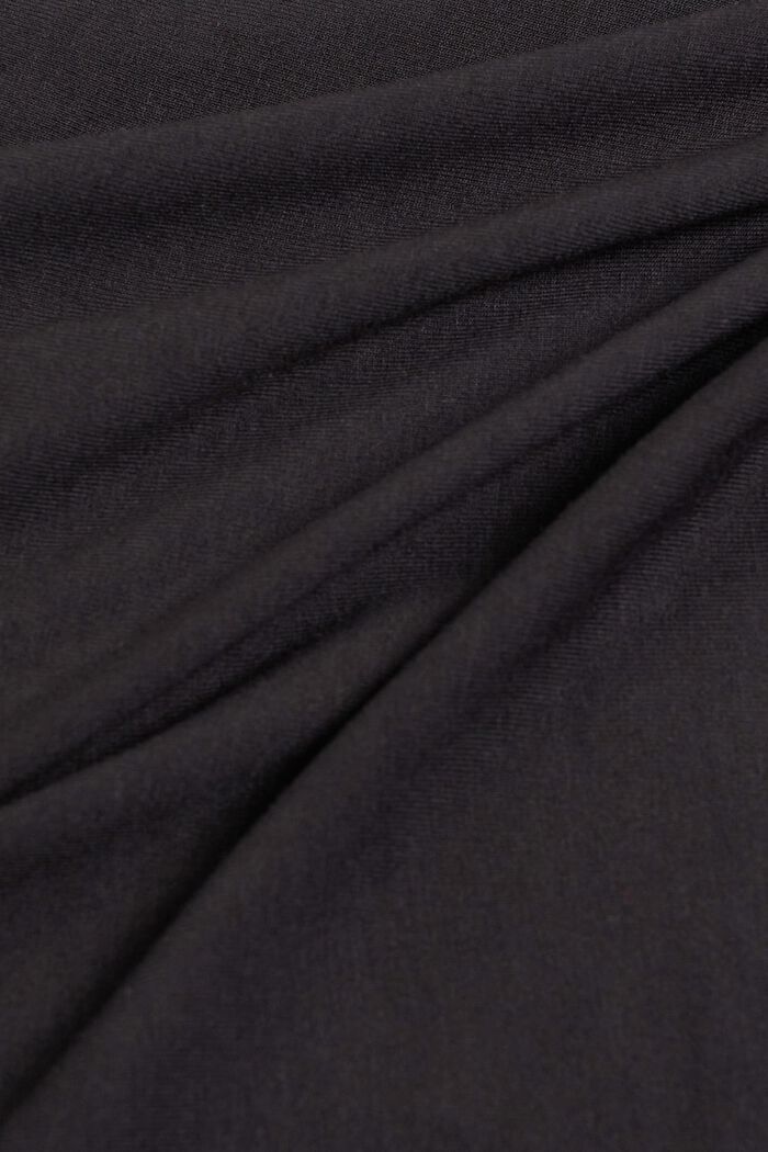 Piżama z koronką, LENZING™ ECOVERO™, BLACK, detail image number 4