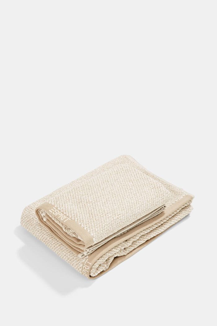 Ręcznik w 100% z bawełny, SAND, detail image number 0