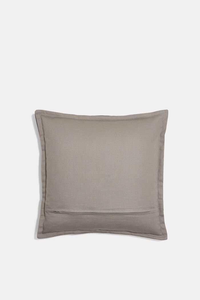 Dwukolorowa poszewka na poduszkę, 100% bawełny, BLACK, detail image number 2