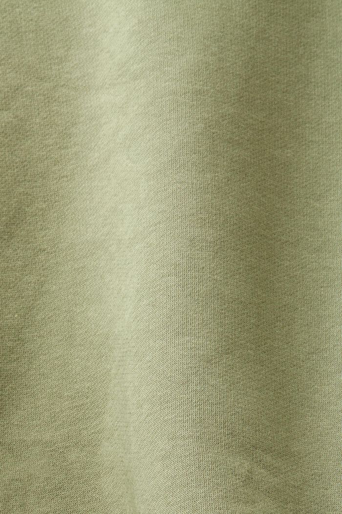 Z recyklingu: jednokolorowa bluza, LIGHT KHAKI, detail image number 5