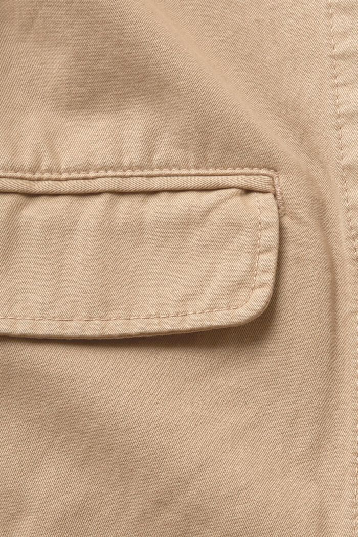 Pudełkowa kurtka z bawełny, TAUPE, detail image number 5