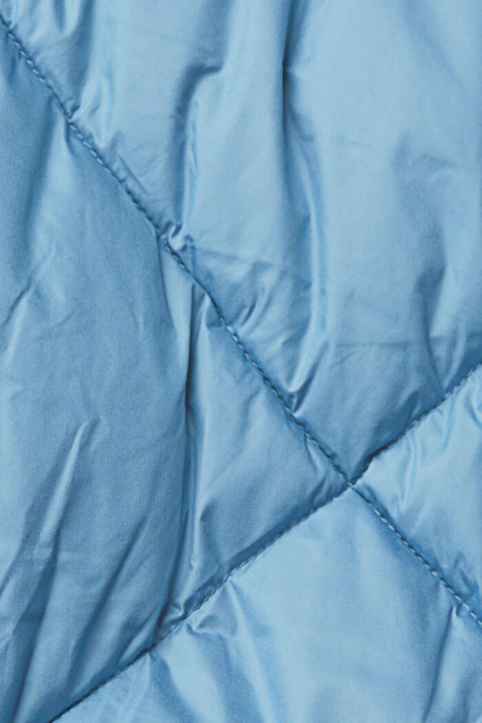 Długi płaszcz z pikowaniem w diamenty, BLUE LAVENDER, detail image number 1
