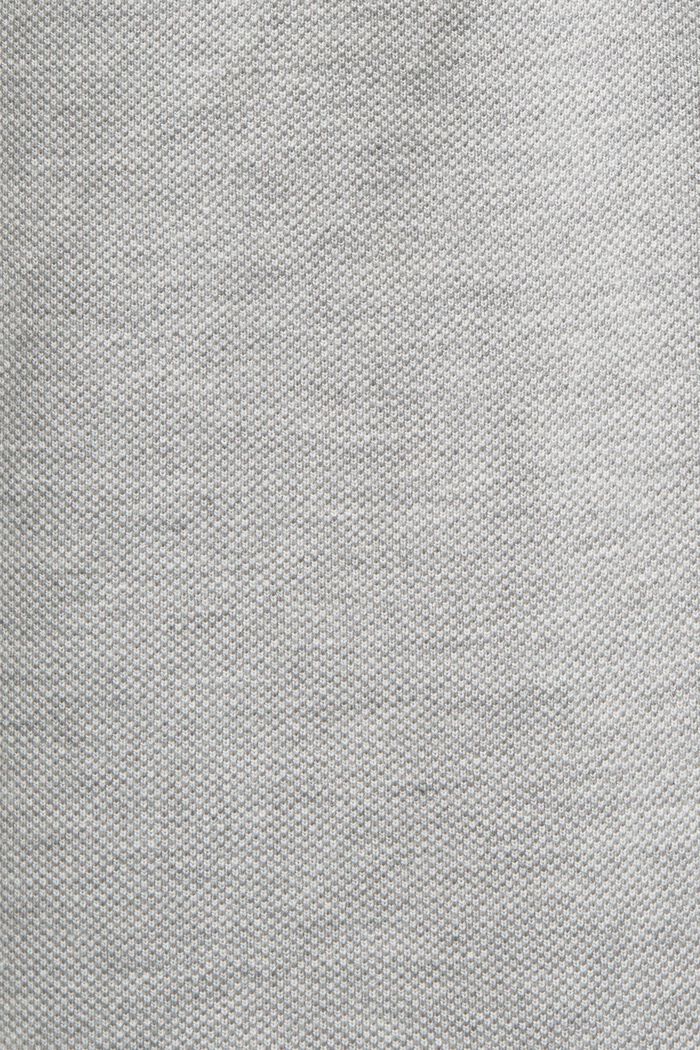Koszulka polo z piki bawełnianej, LIGHT GREY, detail image number 5