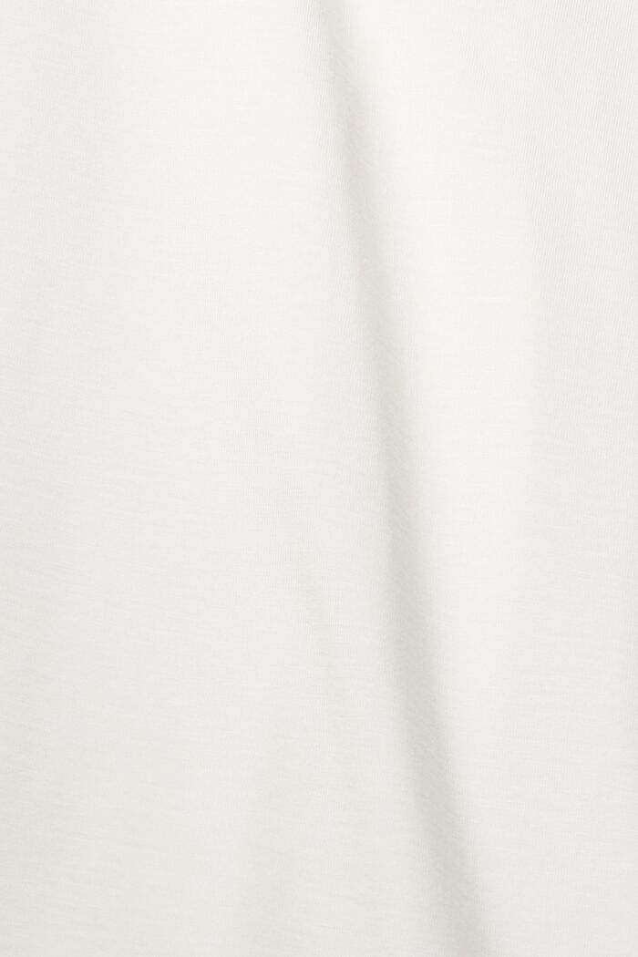 T-shirt z dekoltem w serek, TENCEL™, OFF WHITE, detail image number 1