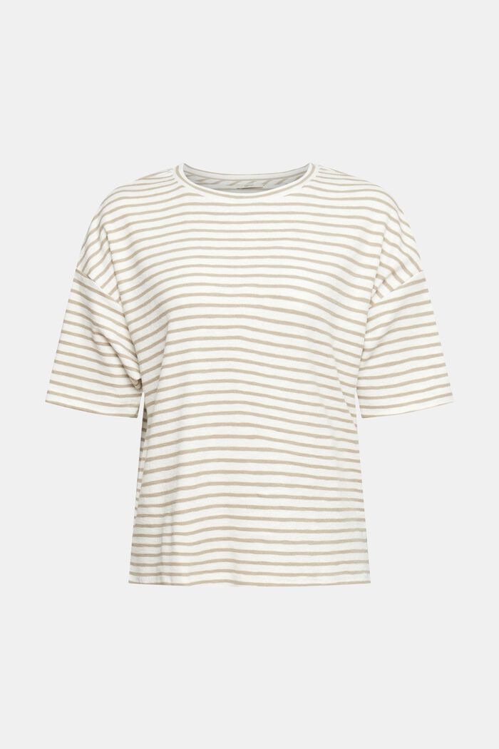 T-shirt ze wzorem w paski, OFF WHITE, detail image number 2