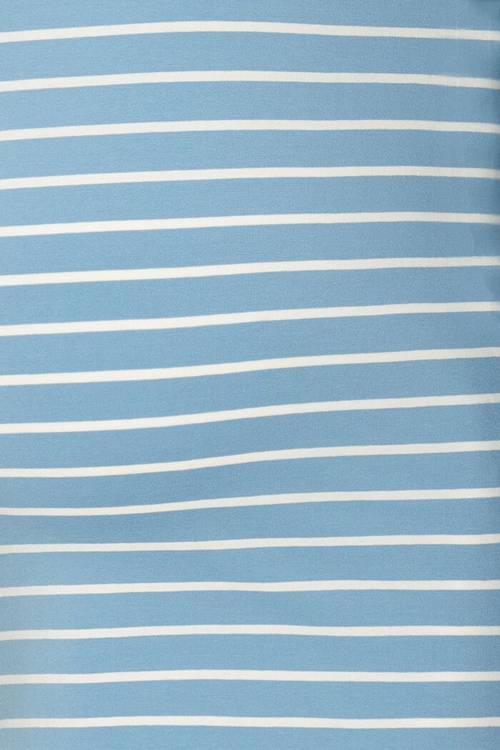 Koszulka z długim rękawem ułatwiająca karmienie, z bawełny ekologicznej, SHADOW BLUE, detail image number 2