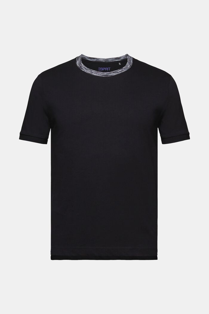 T-shirt w stylu space-dye, BLACK, detail image number 5