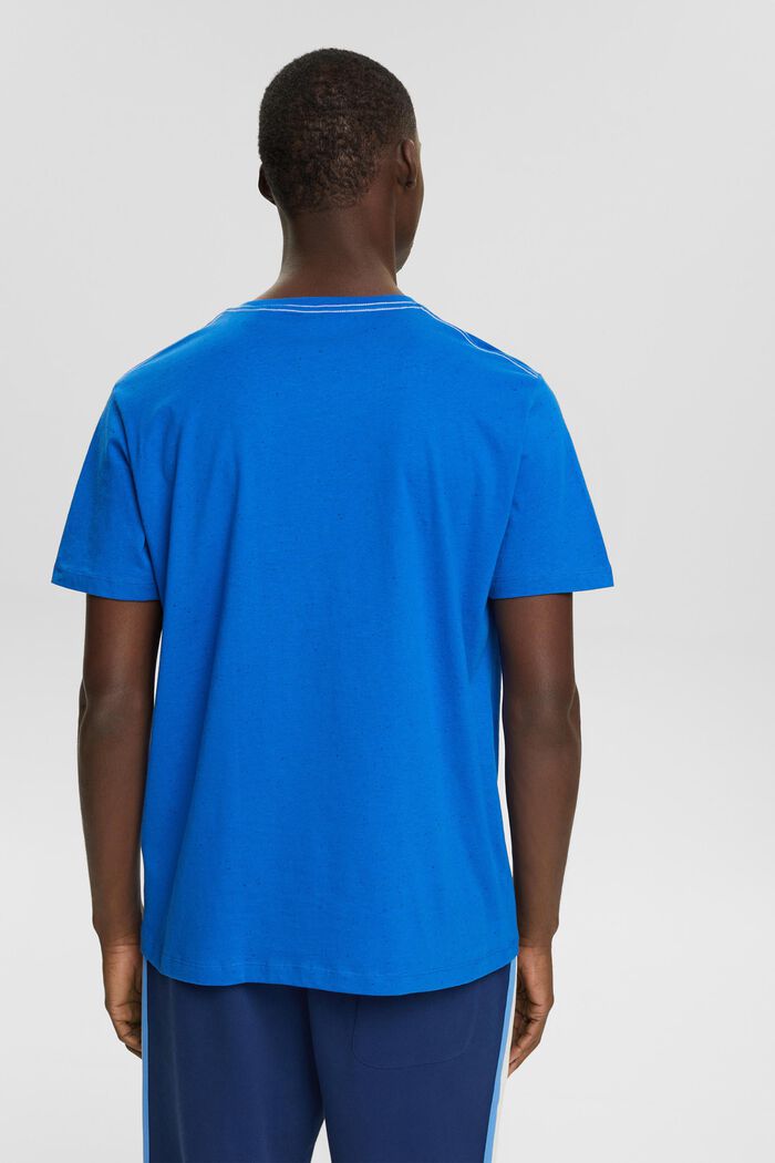 Nakrapiany T-shirt z dżerseju, BLUE, detail image number 3