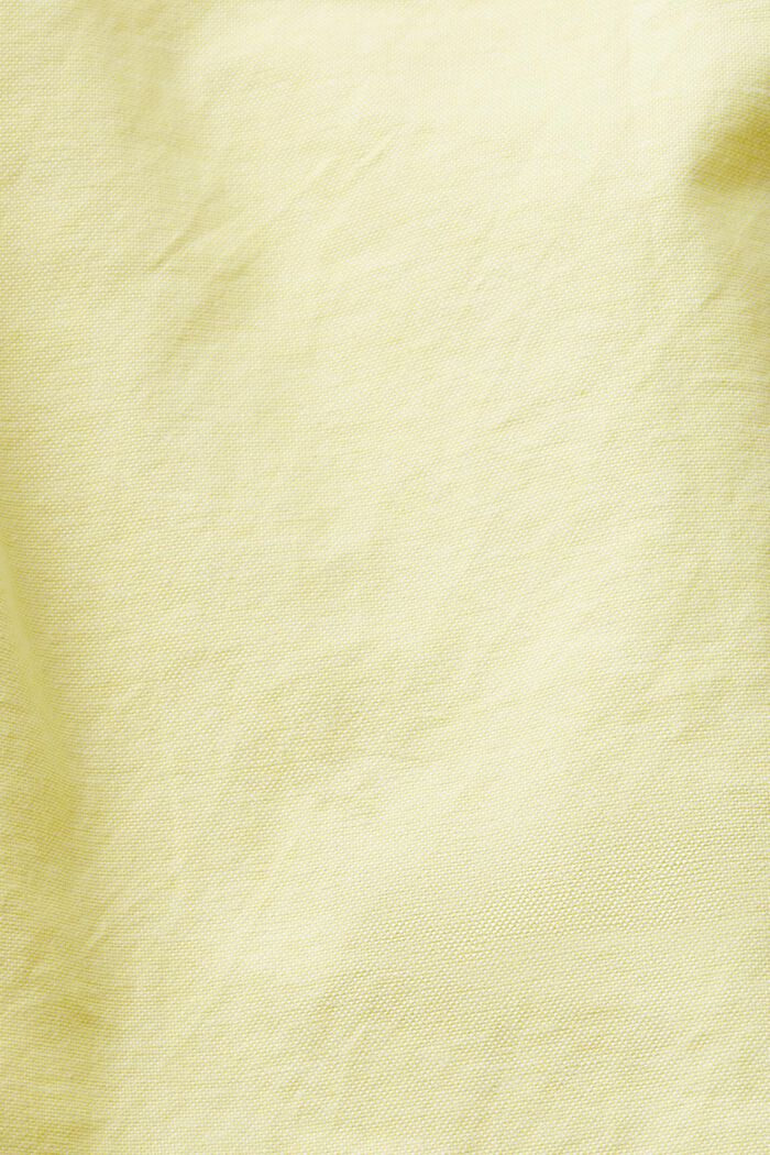 Koszula z przypinanym kołnierzykiem, BRIGHT YELLOW, detail image number 4