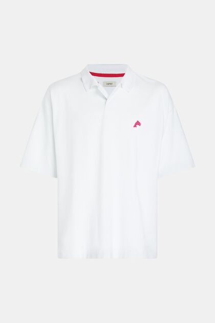 Koszulka polo z kolekcji Dolphin Tennis Club, fason relaxed, WHITE, overview