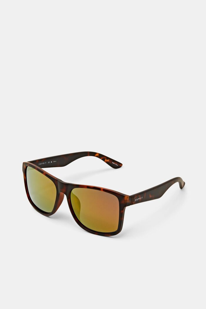 Okulary przeciwsłoneczne z prostokątnymi oprawkami, HAVANNA, detail image number 2