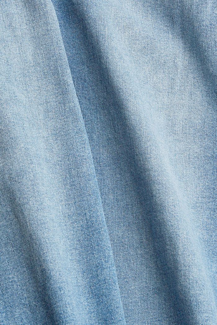 Dżinsy ze streczem z bawełny organicznej, BLUE LIGHT WASHED, detail image number 7