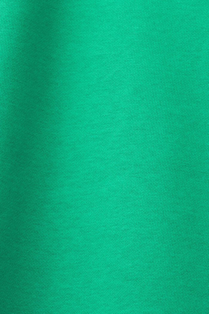 Bluza dresowa z wyhaftowanym logo, GREEN, detail image number 5