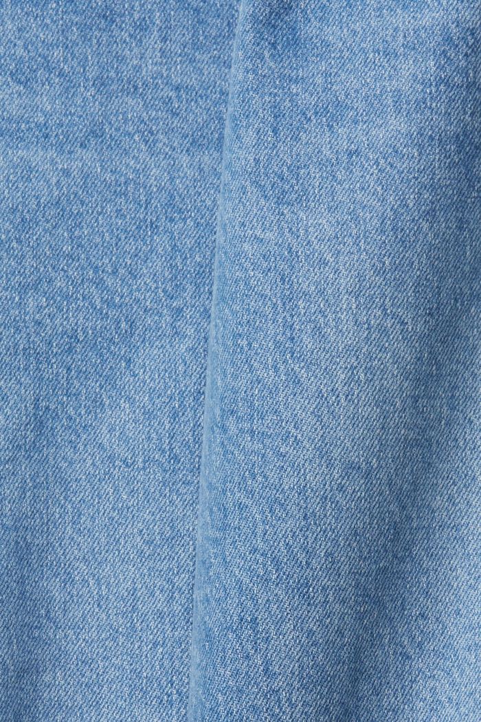Dżinsy z szerokimi nogawkami z efektem znoszenia, BLUE MEDIUM WASHED, detail image number 6