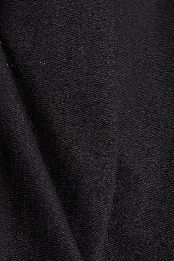 Elastyczne dżinsy z mieszanki z bawełną ekologiczną, BLACK RINSE, detail image number 4