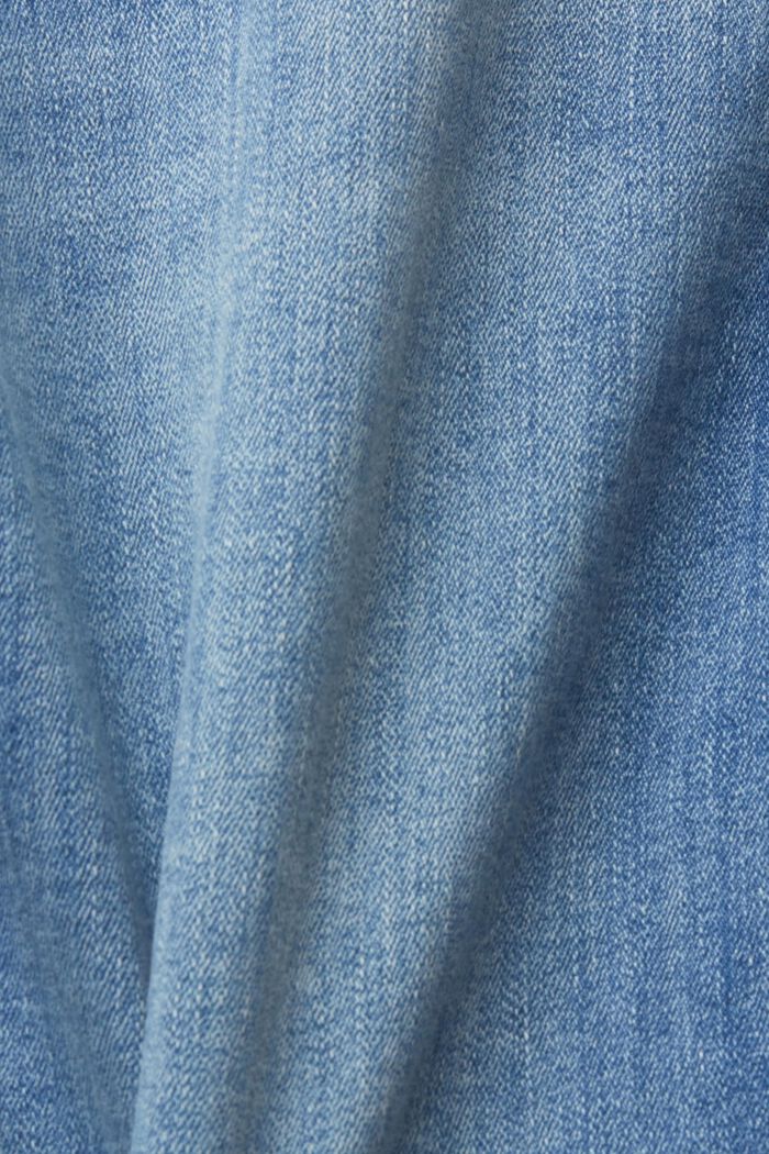 Dżinsowe szorty ze streczem, BLUE LIGHT WASHED, detail image number 5