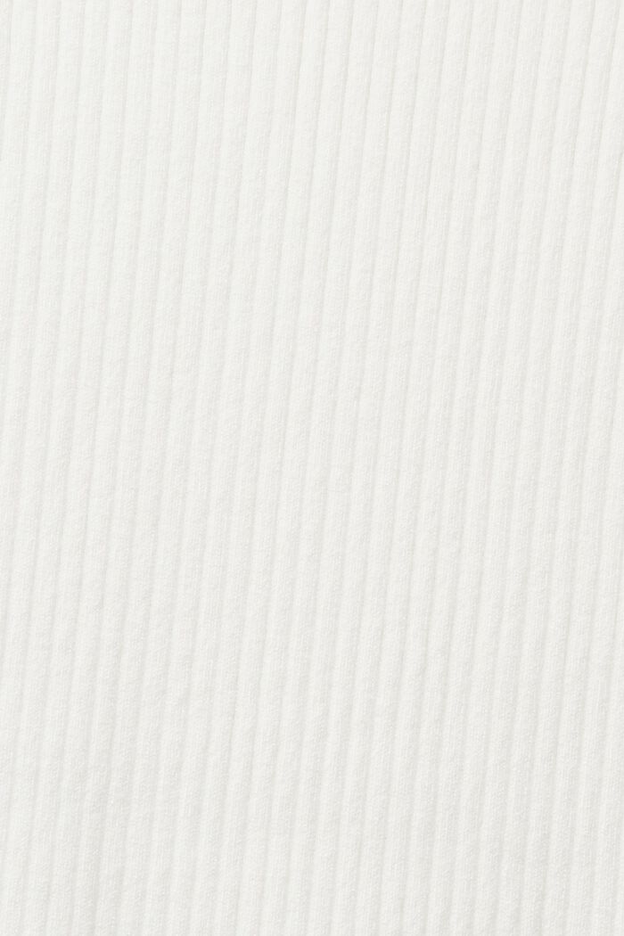 Sukienka mini polo w prążki, OFF WHITE, detail image number 4