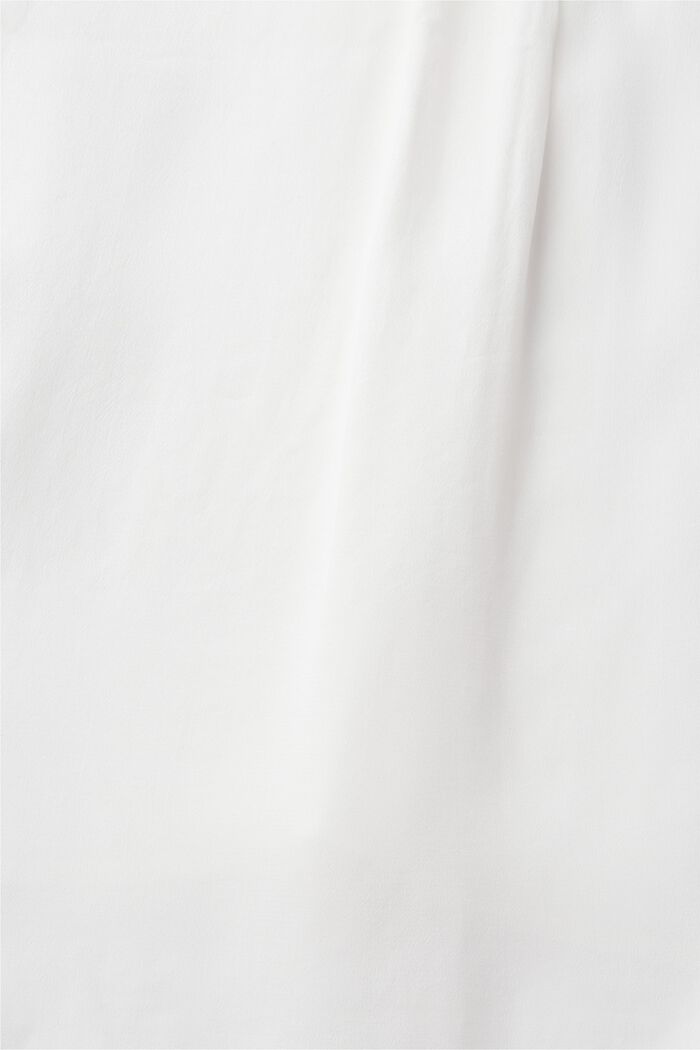 Bluzka z dekoltem w serek, LENZING™ ECOVERO™, OFF WHITE, detail image number 1