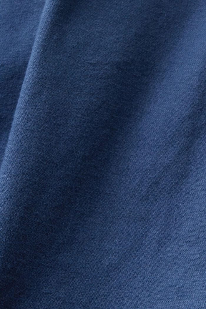 Koszula z diagonalu, fason regular fit, GREY BLUE, detail image number 4