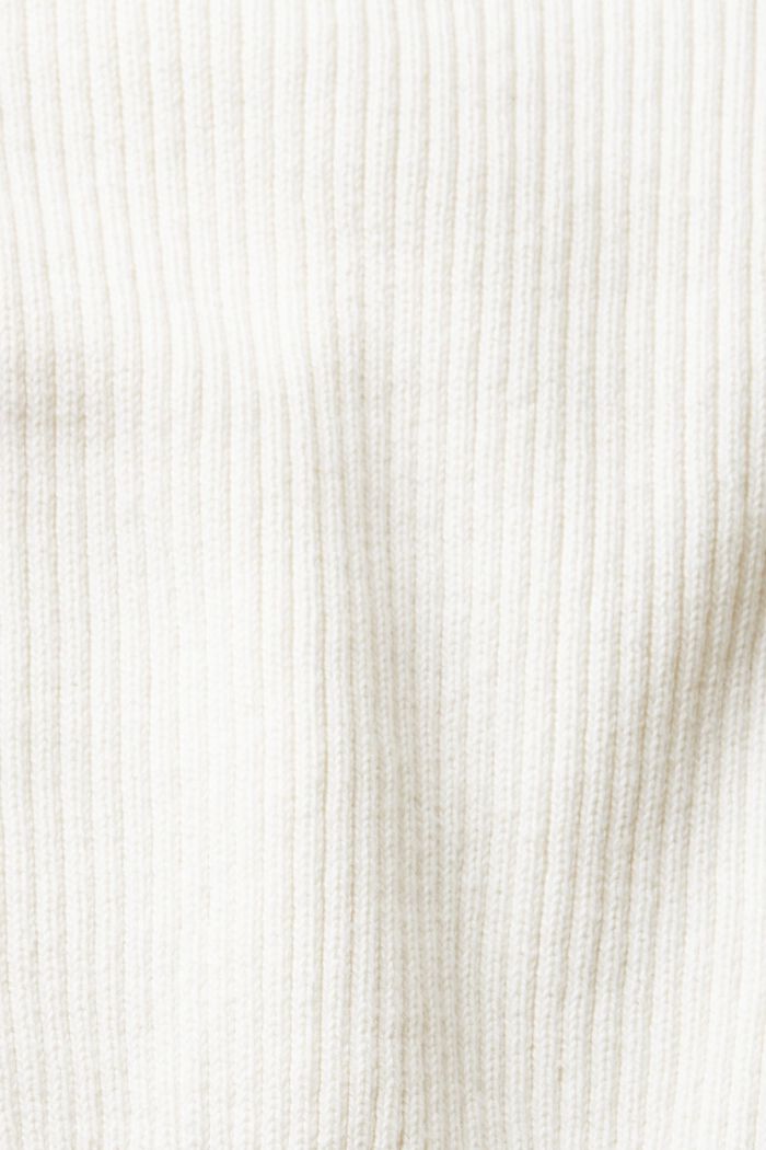 Dzianinowy kardigan, OFF WHITE, detail image number 4