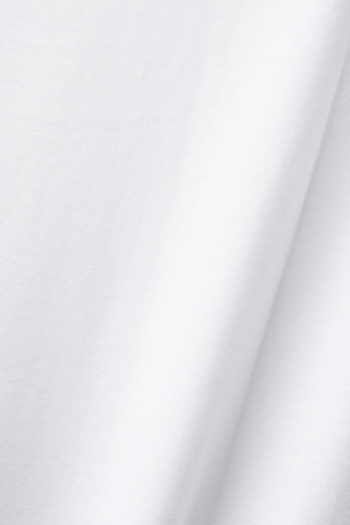 T-shirt z bawełny, WHITE, detail image number 5