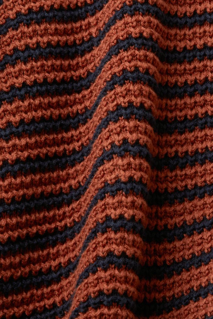 Sweter z fakturalnej dzianiny, NAVY BLUE, detail image number 5