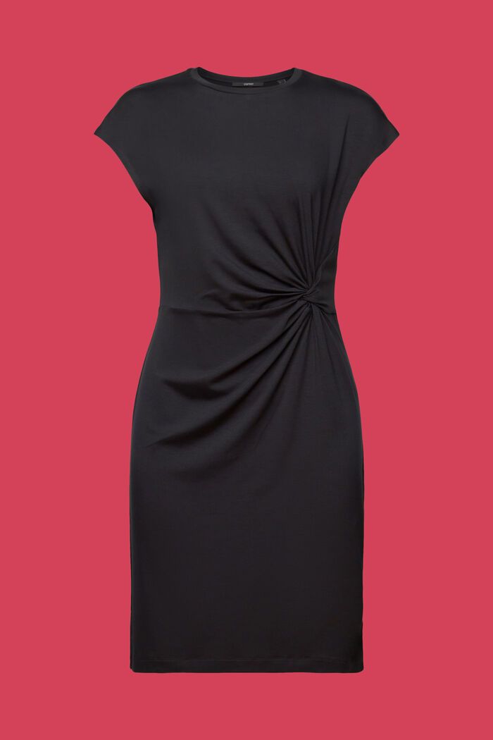 Sukienka z dżerseju, LENZING™ ECOVERO™, ANTHRACITE, detail image number 6