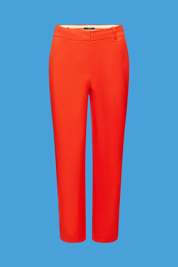 Spodnie slim fit z wysokim stanem, ORANGE RED, detail image number 5