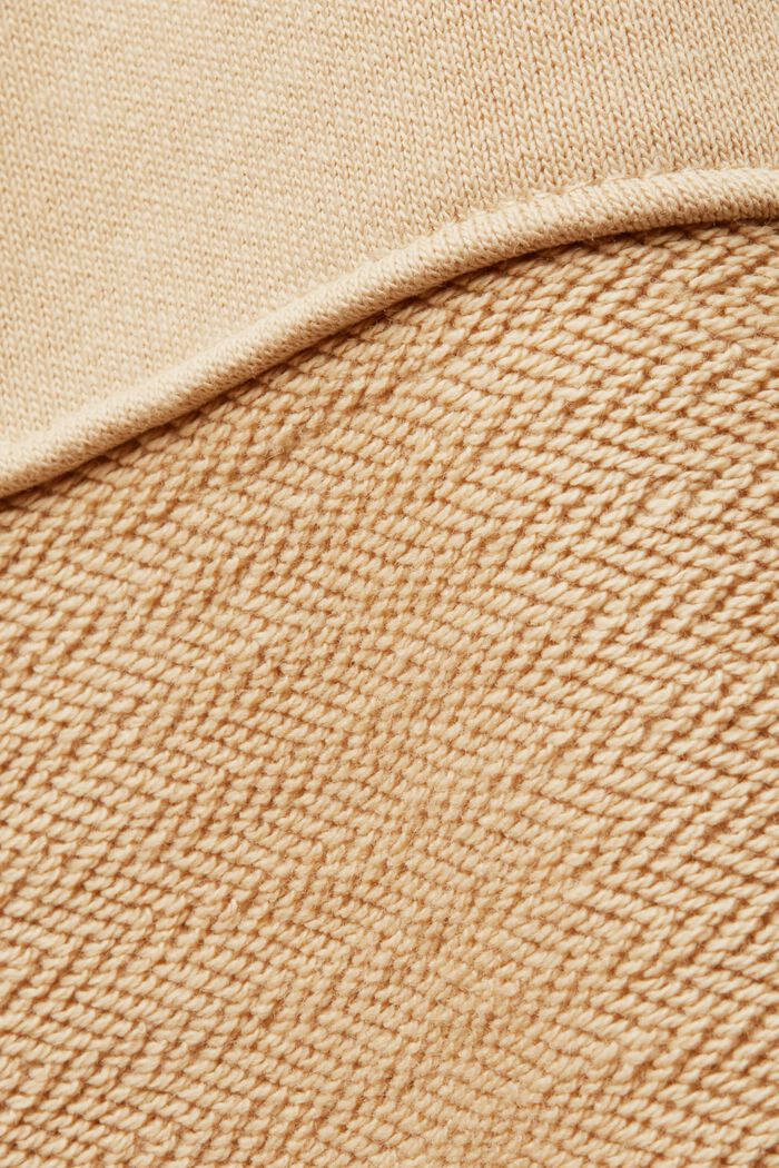 Skrócona bluza z kapturem w patchworkowym stylu, SAND, detail image number 5