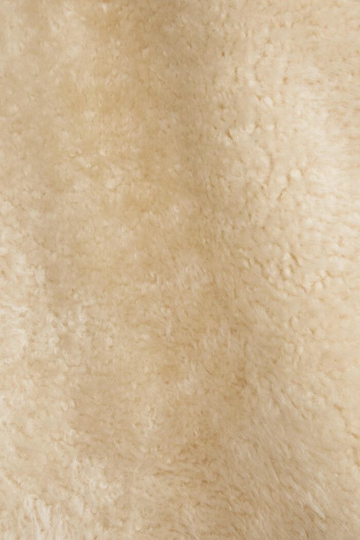 Kamizelka ze skóry owczej, SAND, detail image number 4