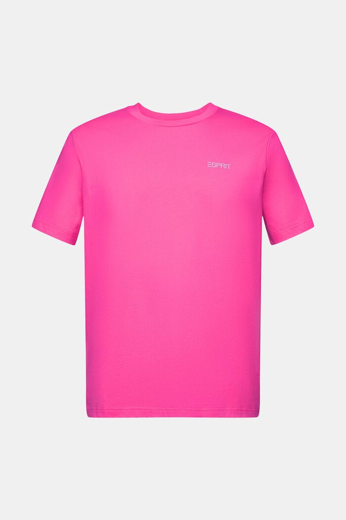 Logowany T-shirt, unisex, PINK FUCHSIA, detail image number 7