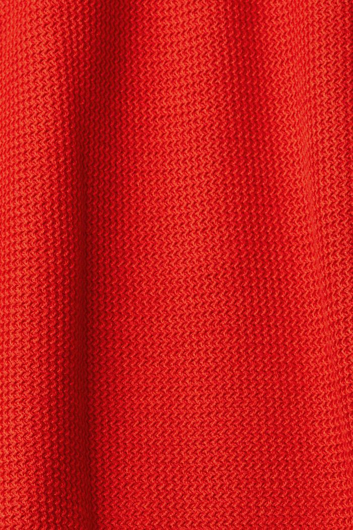 Sweter w paski, RED, detail image number 1